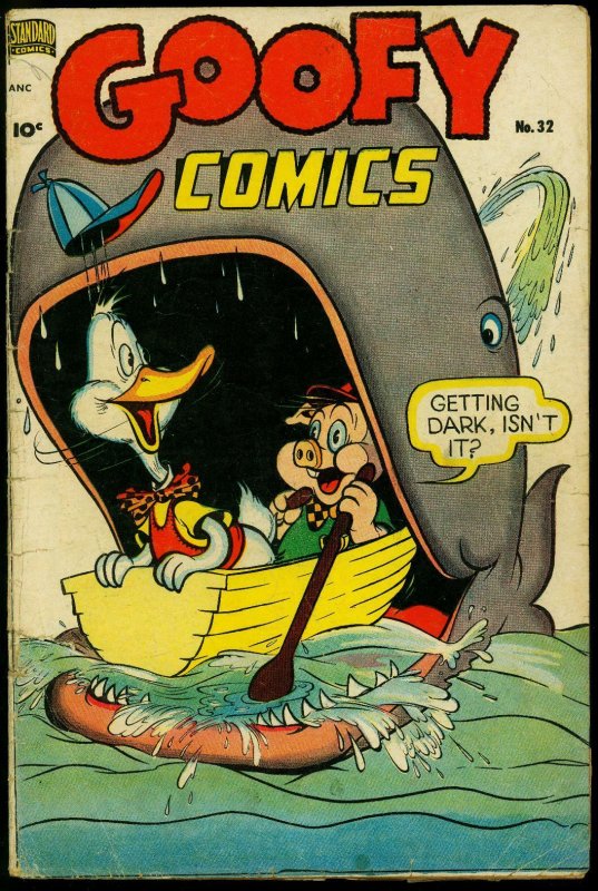 Goofy Comics #32 1949- Golden Age Funny Animals- Frazetta G/VG