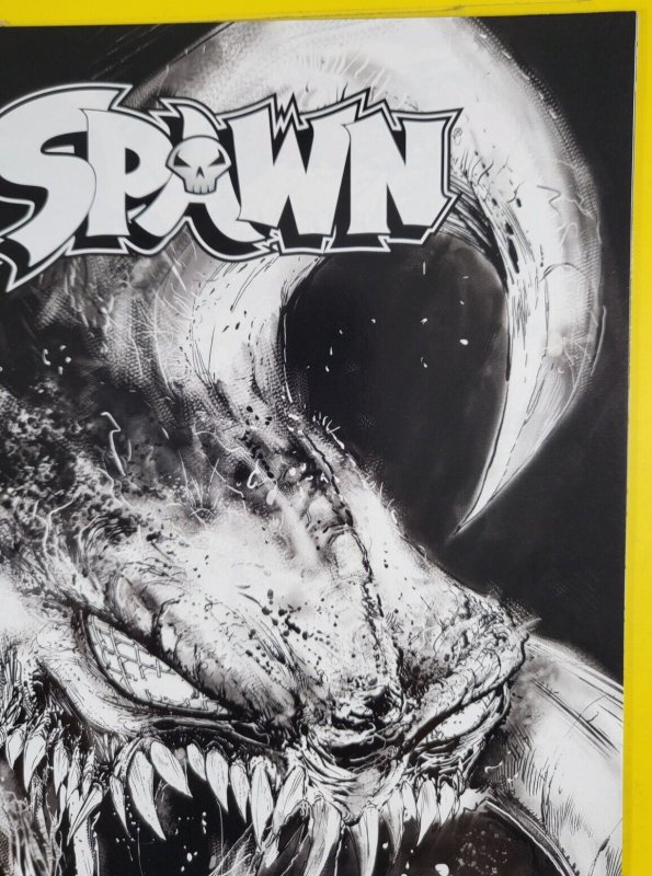 Spawn #294 McFarlane & Mattina Black White 2019 Variant Spawn/Violator Hybrid