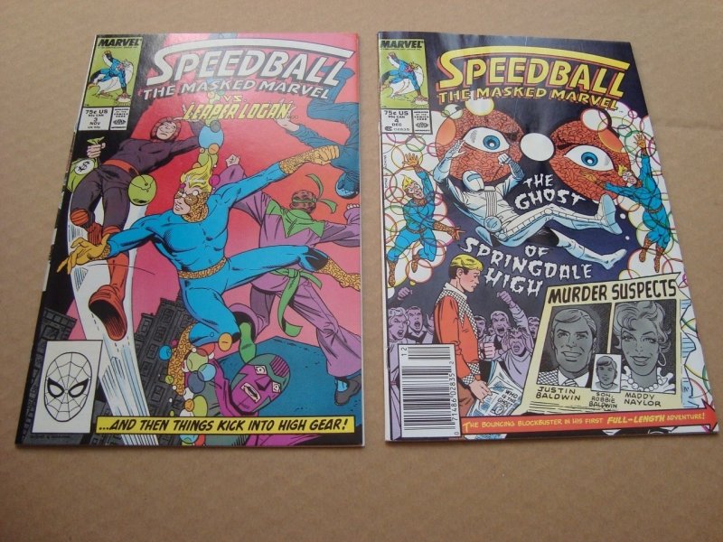 SPEEDBALL 1-10 (1988) COMPLETE MINI-SERIES - FREE SHIPPING