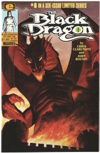 The Black Dragon #1, 2, 3, 4, 5, 6 (1985) Complete set! John Bolton artwork
