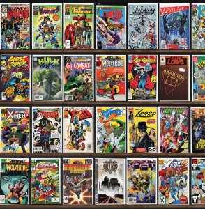 Huge Lot 140+ Comics with Wolverine, X-Force, Nfl Superpro & More!