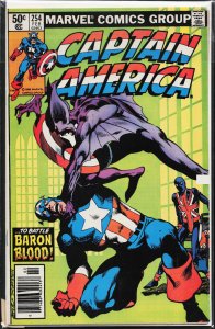 Captain America #254 (1981) Captain America [Key Issue]