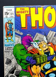 Thor #171 (1969) Jack Kirby Art -Silver Age - Wrath of the Wrecker - FN