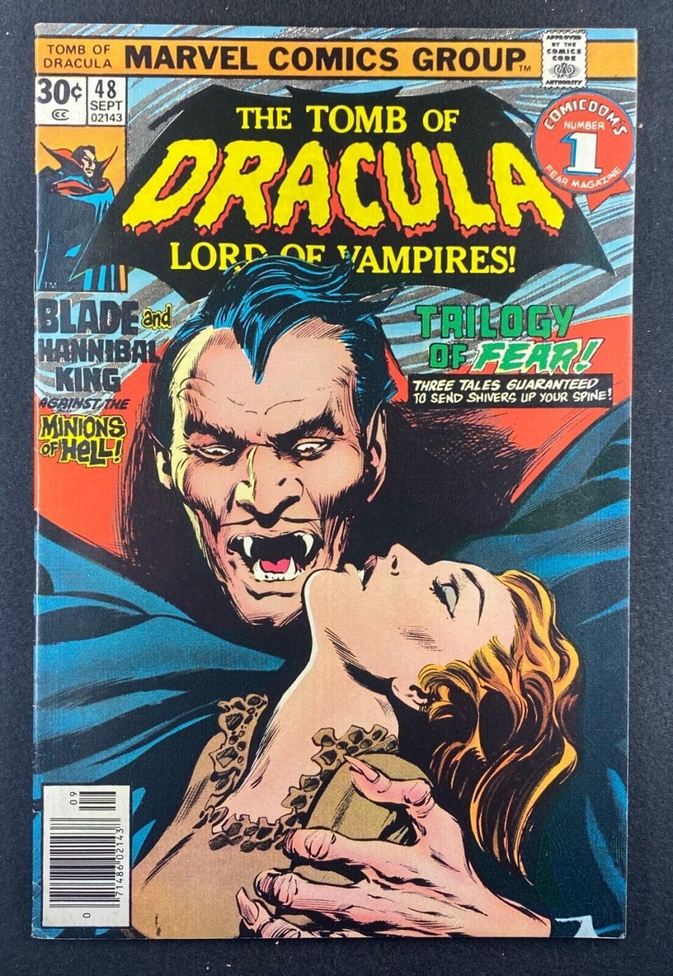 Tomb Of Dracula 1972 48 Fn 65 Blade Gene Colan 1st App Blade Doppelganger Comic Books 6697