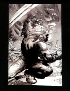 Wolverine (2003) #50 Presented Variant Black and White