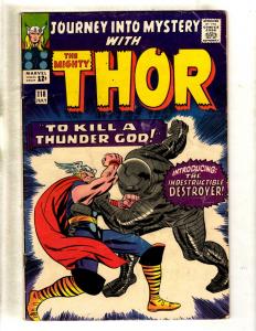 Journey Into Mystery # 118 VG Marvel Comic Book Thor Odin Loki Avengers FM4