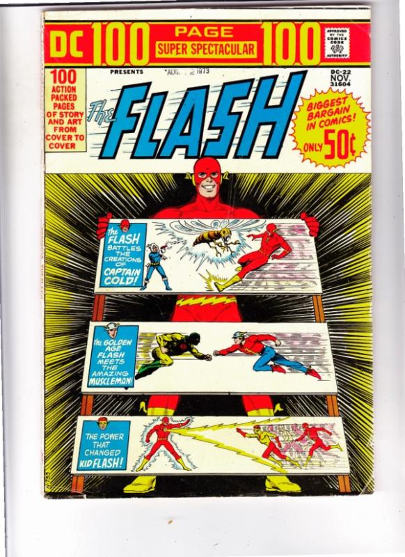 DC 100-Page Super Spectacular #22 (Dec-73) VG Affordable-Grade Flash, Kid Flash
