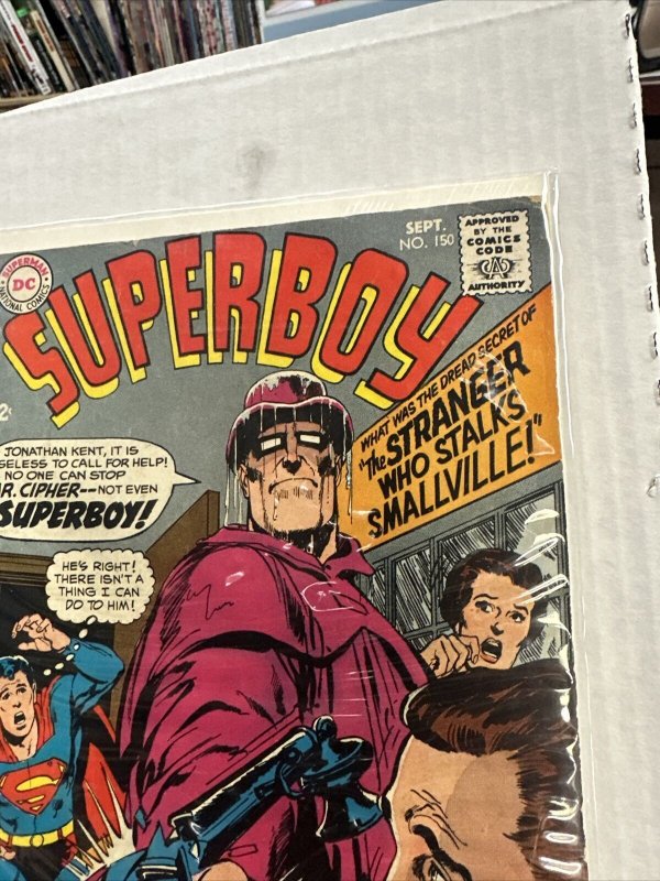 DC Comics SUPERBOY #150 Mr. Cipher