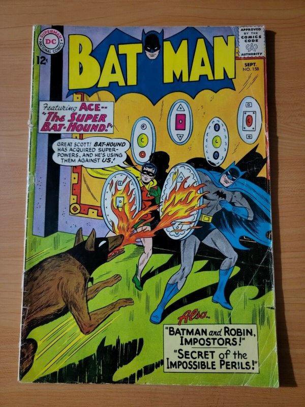 Batman #158 ~ VERY GOOD VG ~ 1963 DC Comics
