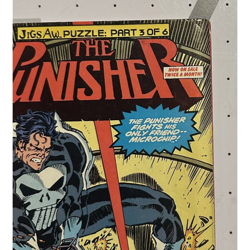 The Punisher #37 - Marvel Comics 1990 - Newsstand (VF): Jigsaw Puzzle Part 3
