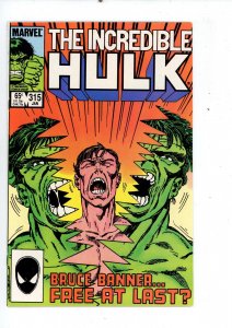 The Incredible Hulk #315 (1986) Hulk Marvel Comics