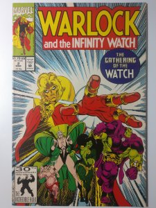 Warlock and the Infinity Watch #2 (7.0, 1992) 1st team app of Infinity Watch