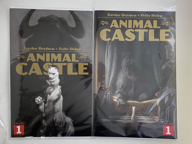 ANIMAL CASTLE # 1 Both Covers A & B Nice Books Square Corners Quality Seller