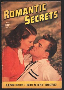 Romantic Secrets #16 1951-Blueprint For Love-Marc Swayze art with headlight...