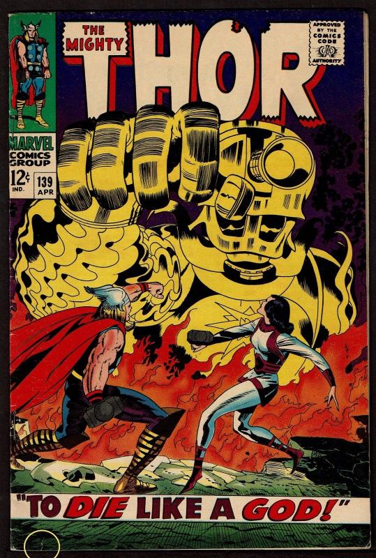 Thor #139 (Apr 1967, Marvel) FN