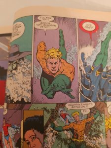 1995 Aquaman Annual 1 NM Year One AC1 Jimenez Art