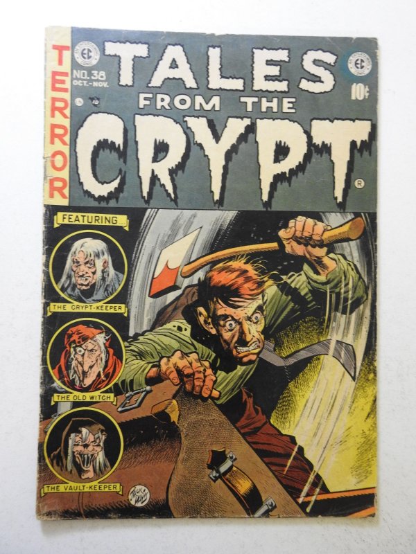 Tales from the Crypt #38 (1953) GD/VG Condition 1 1/2 in spine split