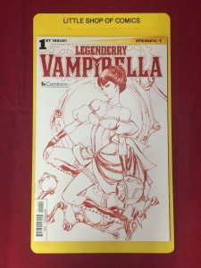 Legenderry Vampirella #1 Benitez ComicsPro Sketch Variant VFNM Dynamite 2015