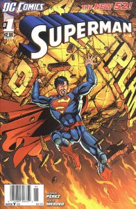 SUPERMAN  (2011 Series)  (DC NEW52) #1 NEWSSTAND Near Mint Comics Book