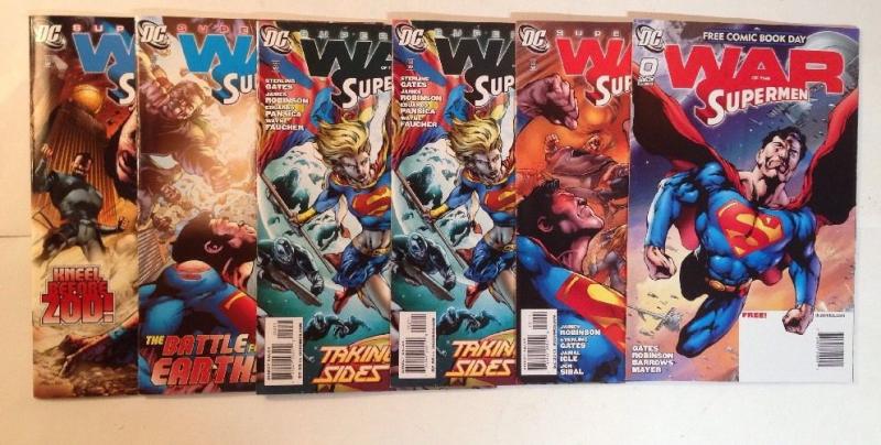 Superman War Of The Supermen 0 1-4 Near Mint Lot Set Run