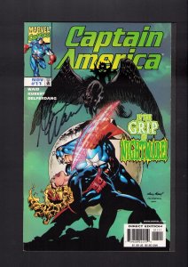 Captain America #11 - SIGNED BY MARK WAID! (9.0) 1998