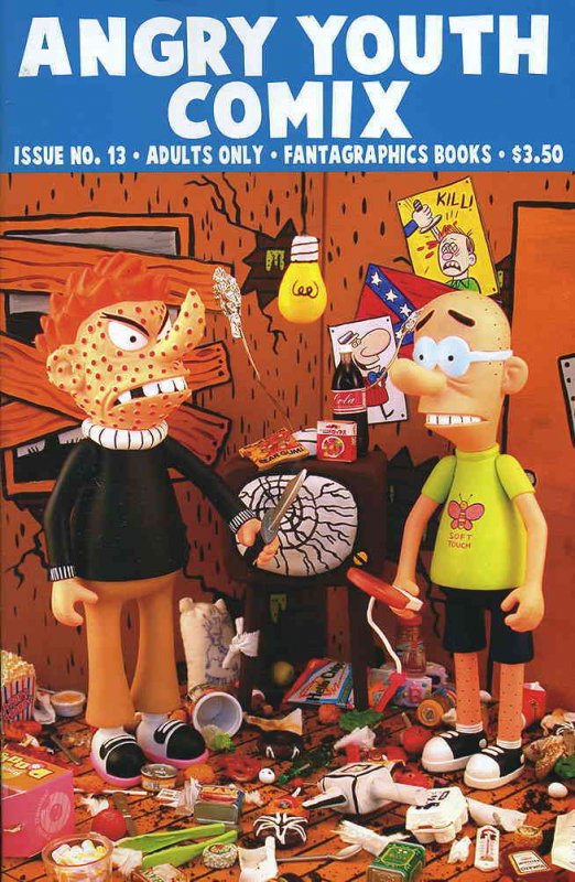 Angry Youth Comix (Vol. 2) #13 VF/NM ; Fantagraphics | Johnny Ryan