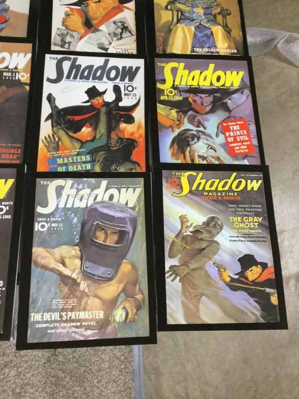 The Shadow Pulp Reprint Black Mask Online Lot Of 16 (23 Exist) Near Mint