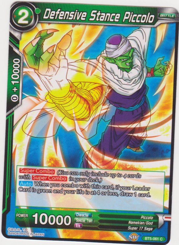 Dragon Ball Super CCG - Miraculous Revival - Defensive Stance Piccolo