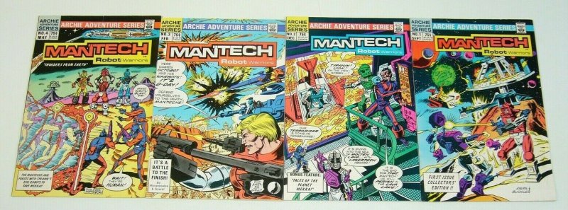 ManTech: Robot Warriors #1-4 VF/NM complete series DICK AYERS archie comics 1984