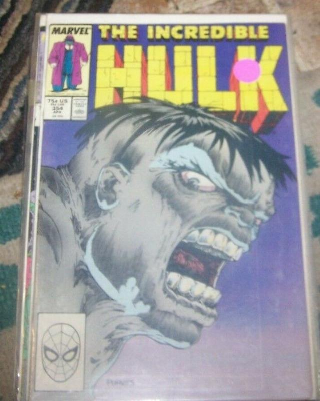 Incredible Hulk  # 354 Feb 1989 Marvel joe fixit grey hulk vegas mobster