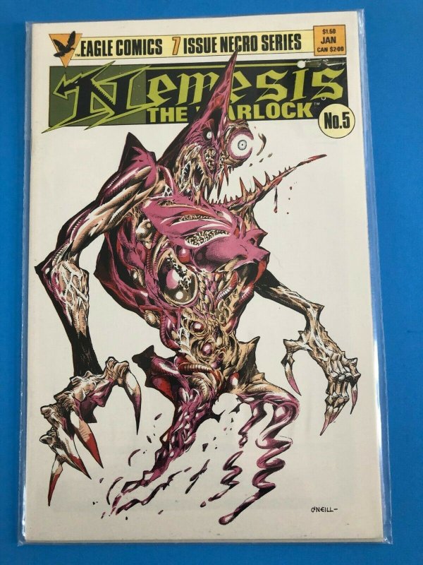 NEMESIS THE WARLOCK  #5 OF 7 1984/85 EAGLE COMICS / UNREAD / NM / NM+