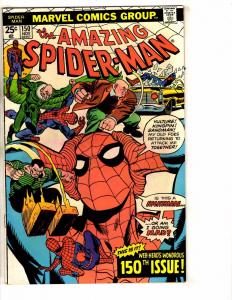 Amazing Spider-Man # 150 FN Marvel Comic Book Goblin May Mary Jane Gwen J276
