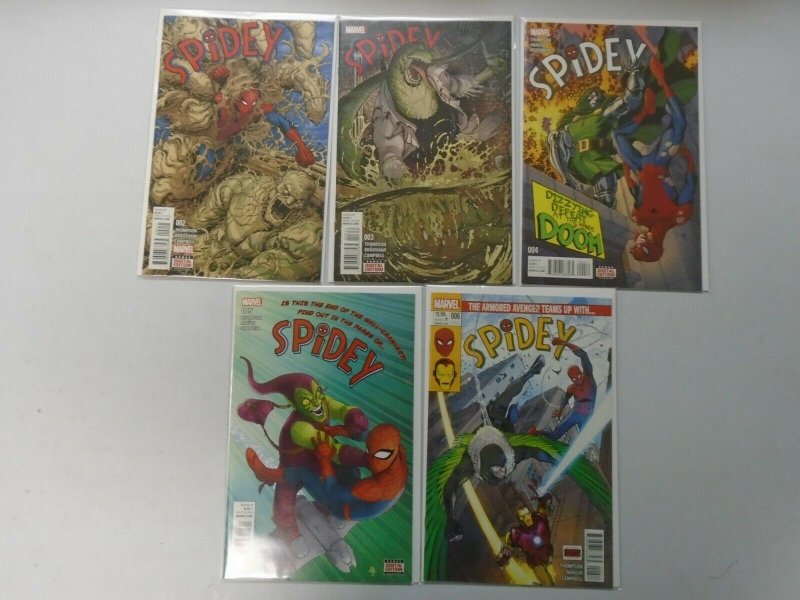 Spidey Comic Lot 9 Different Books 8.0 VF (2015)