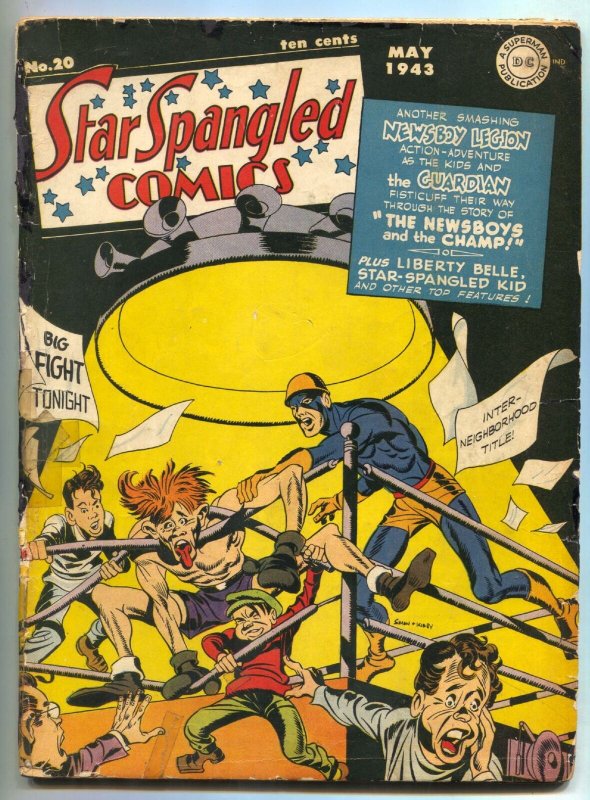 Star Spangled Comics #20 1943- Liberty Belle begins- restored G/VG