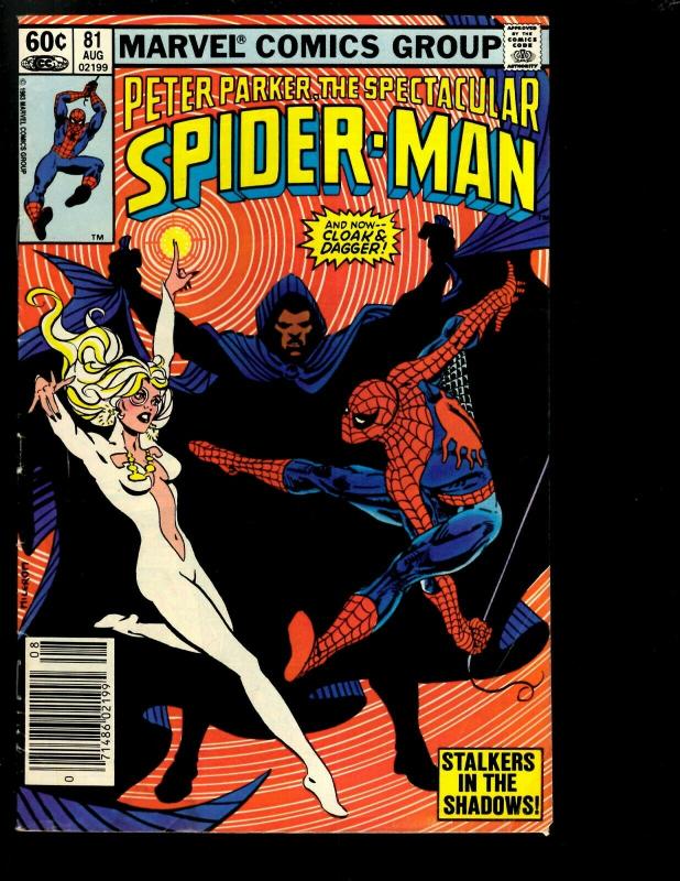 Lot of 7 Spider-Man Marvel Comics # 78 79 81 82 83 84 85 EK4