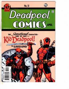 Deadpool # 51 NM Marvel Comic Book Cable X-Force X-Men Domino Wolverine J240