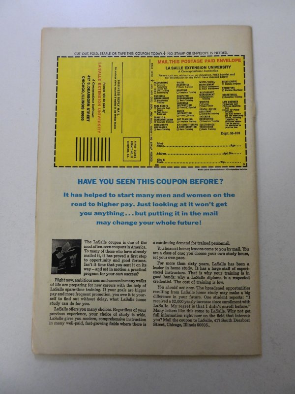 Journey into Mystery #10 (1974) VG+ condition top staple detached from cover