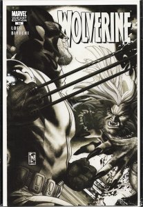 Wolverine #54 Black and White Cover (2007) Wolverine