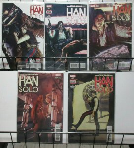 Star Wars Han Solo (Marvel 2016) #1-5 Marjorie Liu and Mark Brooks Scoundrel!