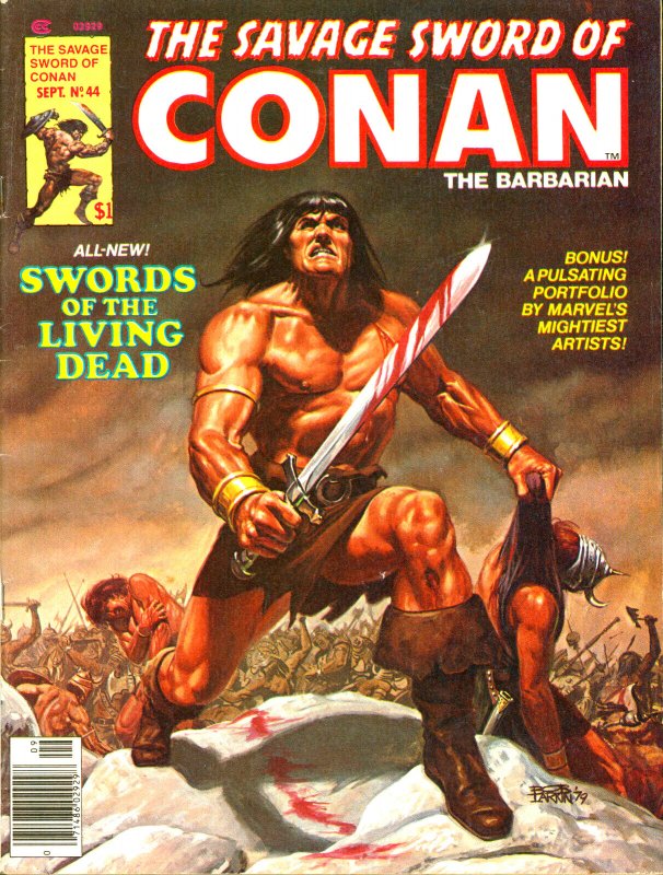 Savage Sword of Conan #44 Marvel Comics 1979 FN/VF