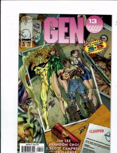 Lot Of 8 Gen 13 Image Comic Books # 1 2 3 Interactive Wired 1 3D 1 + 3 4 5 J241