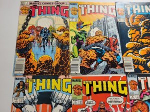 6 Marvel Comic Books The Thing #3 5 6 7 8 9 24 SM3