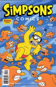Simpsons Comics 224 NM  HTF Low print Run