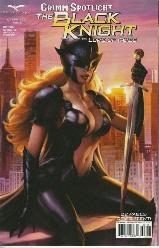 Grimm Spotlight Black Knight vs Lord of Flies Cover C Zenescope GFT NM Khamunaki