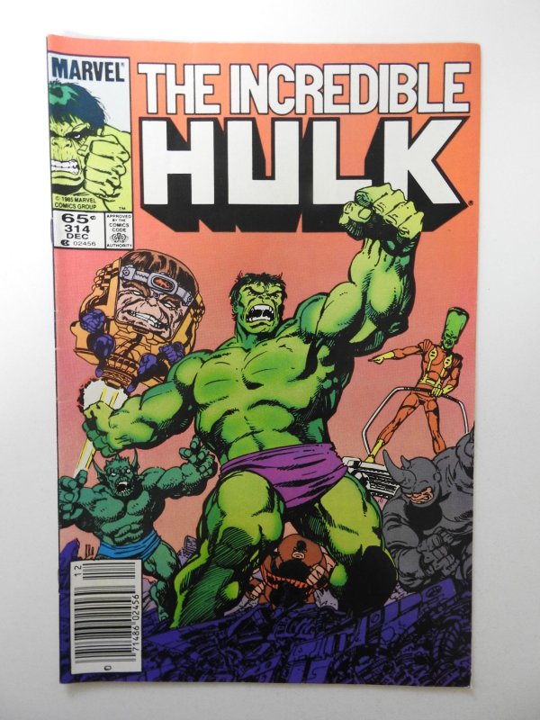 The Incredible Hulk #314 (1985) FN+ Condition!