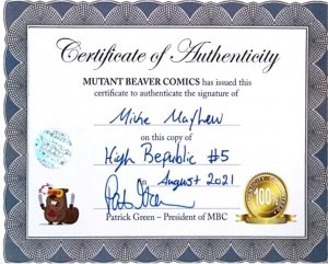 STAR WARS THE HIGH REPUBLIC #5 MIKE MAYHEW TRADE/VIRGIN VARIANT SET SIGNED W/COA