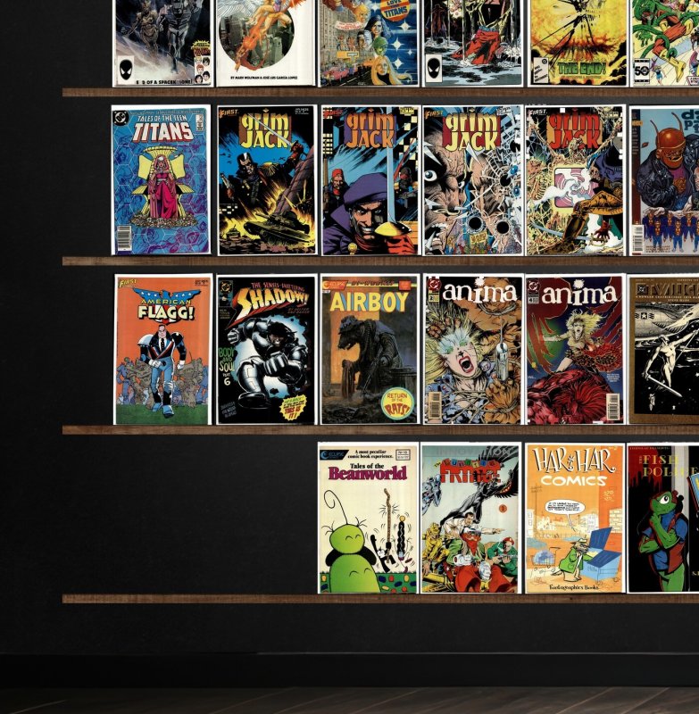 Huge Lot 150+ Comics with Spider-Man, Whisper, Elementals, Fish Police & More!