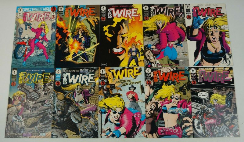 Barb Wire #1-9 VF/NM complete series + one-shot 1st appearance - bad girl comics