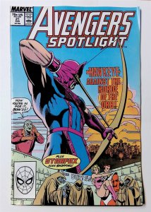 Avengers Spotlight #21 (Sept 1989, Marvel) 5.0 VG/FN