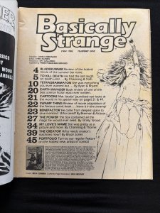 Basically Strange #1 1982 Brian Jacobs Alex Toth Wally Wood Corben Cvr  2 Copies